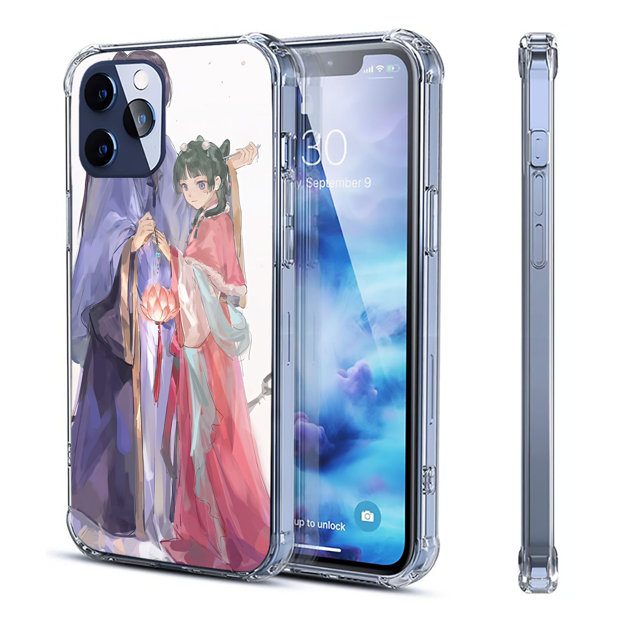 （画像用） 薬屋のひとりごと The Apothecary Diaries 【iPhone 12シリーズ対応】透明スマホケース（クリアソフトケース）